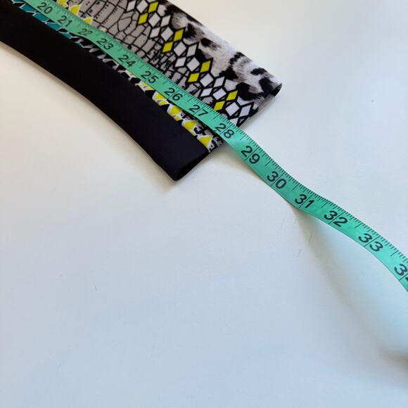 Bebe Athletic Jacket Sz Med Geo Leopard Print Warm Up - Picture 10 of 10